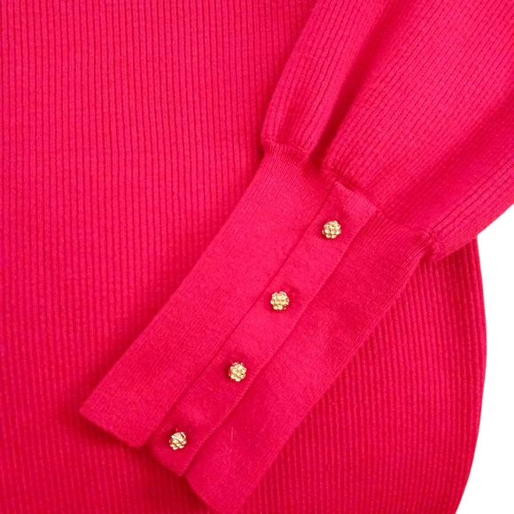 Ann Taylor Sweater In Pink- Large Petite- EUC $98 Retail - Picture 5 of 9